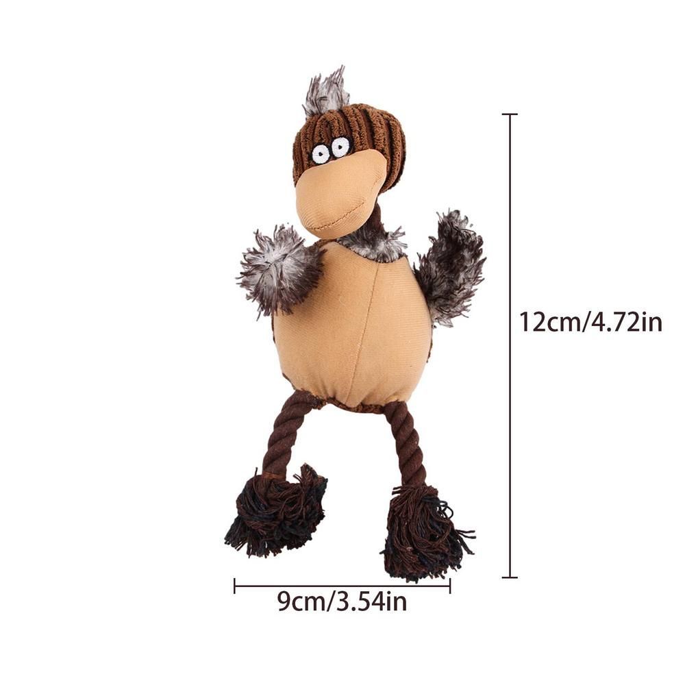 Stuffless Plush Toys For Aggressive Chewers Dog