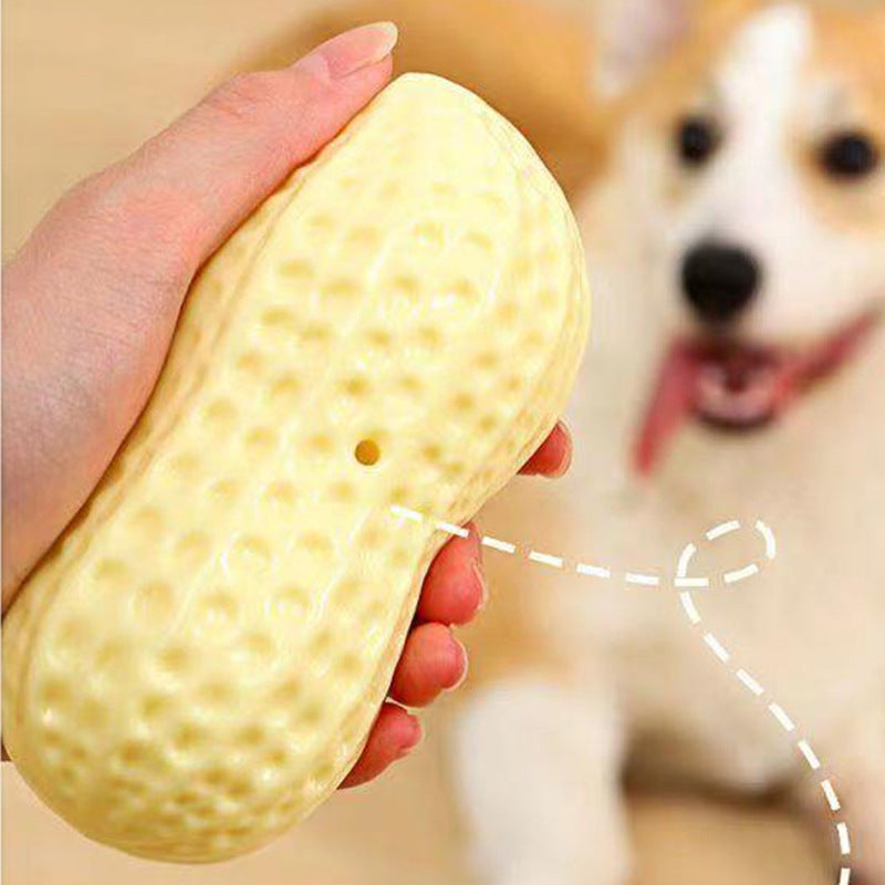 Dog Chewing Toy Simulation Peanut Squeaking