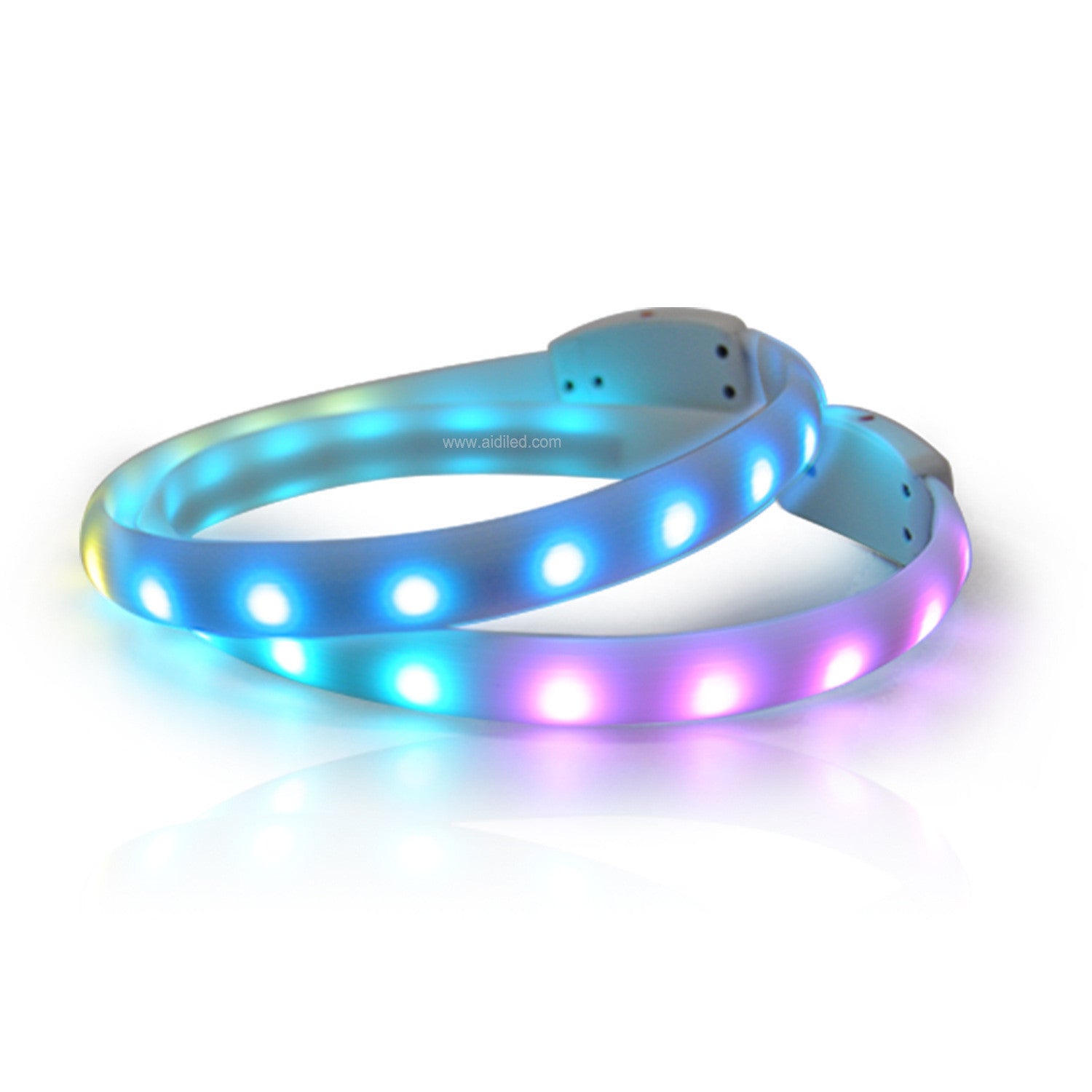 Flash Collar- USB Charging Anti-Lost Silicone Necklace