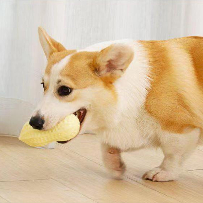 Dog Chewing Toy Simulation Peanut Squeaking